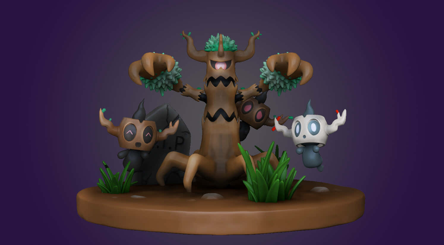 Phantump 3d Art Background