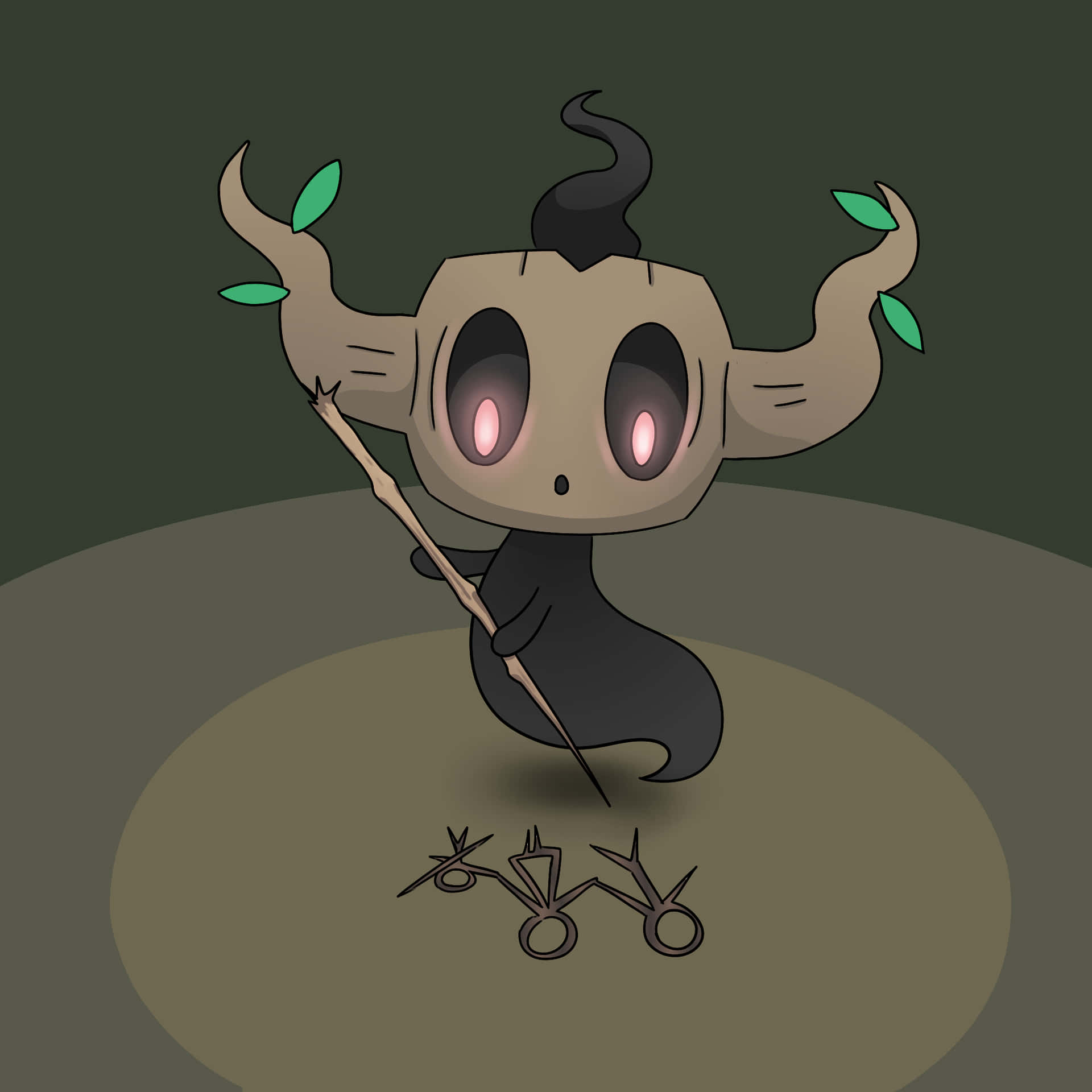 Phantump Drawing Stick Background