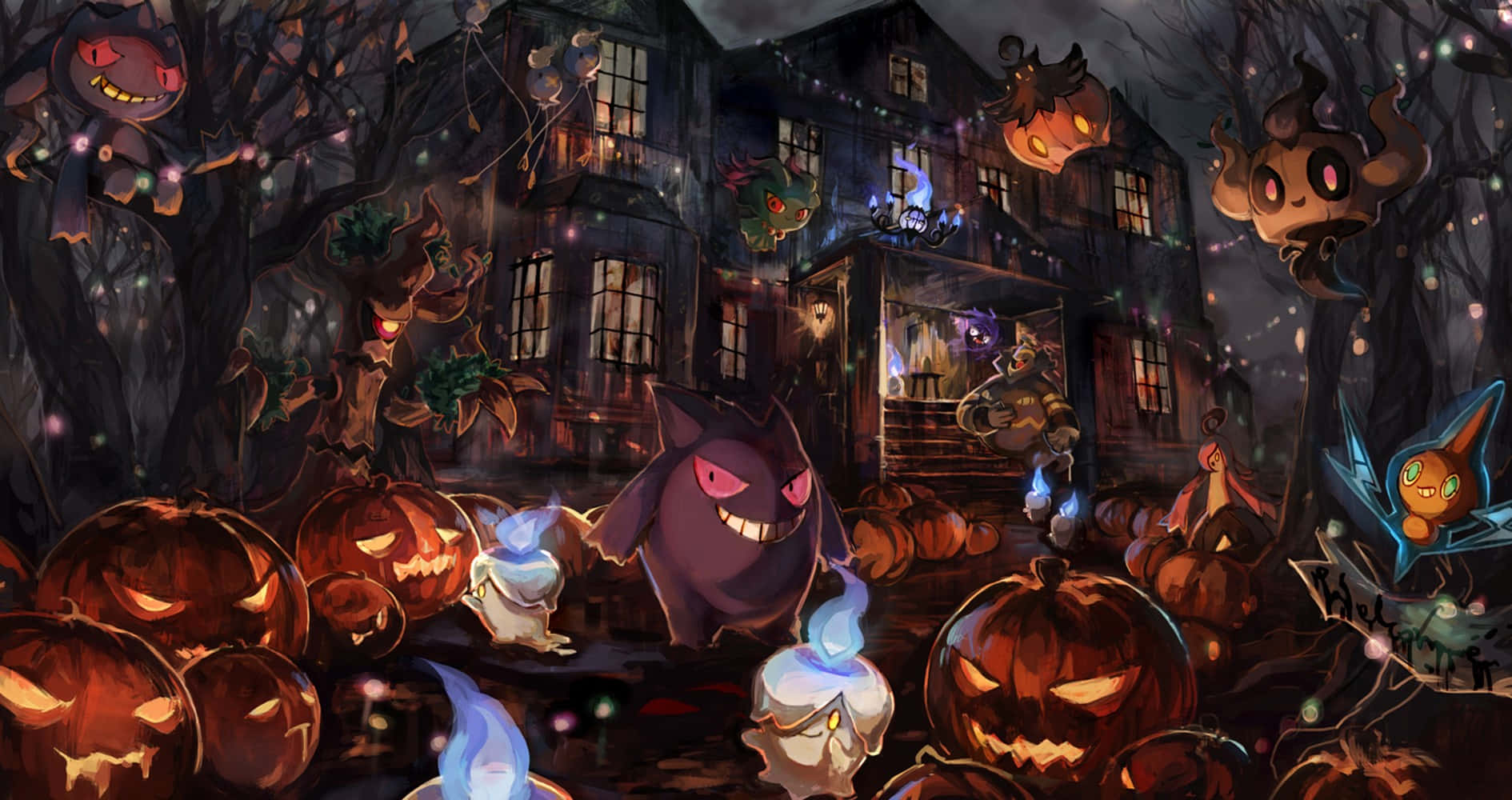 Phantump In Haunted House