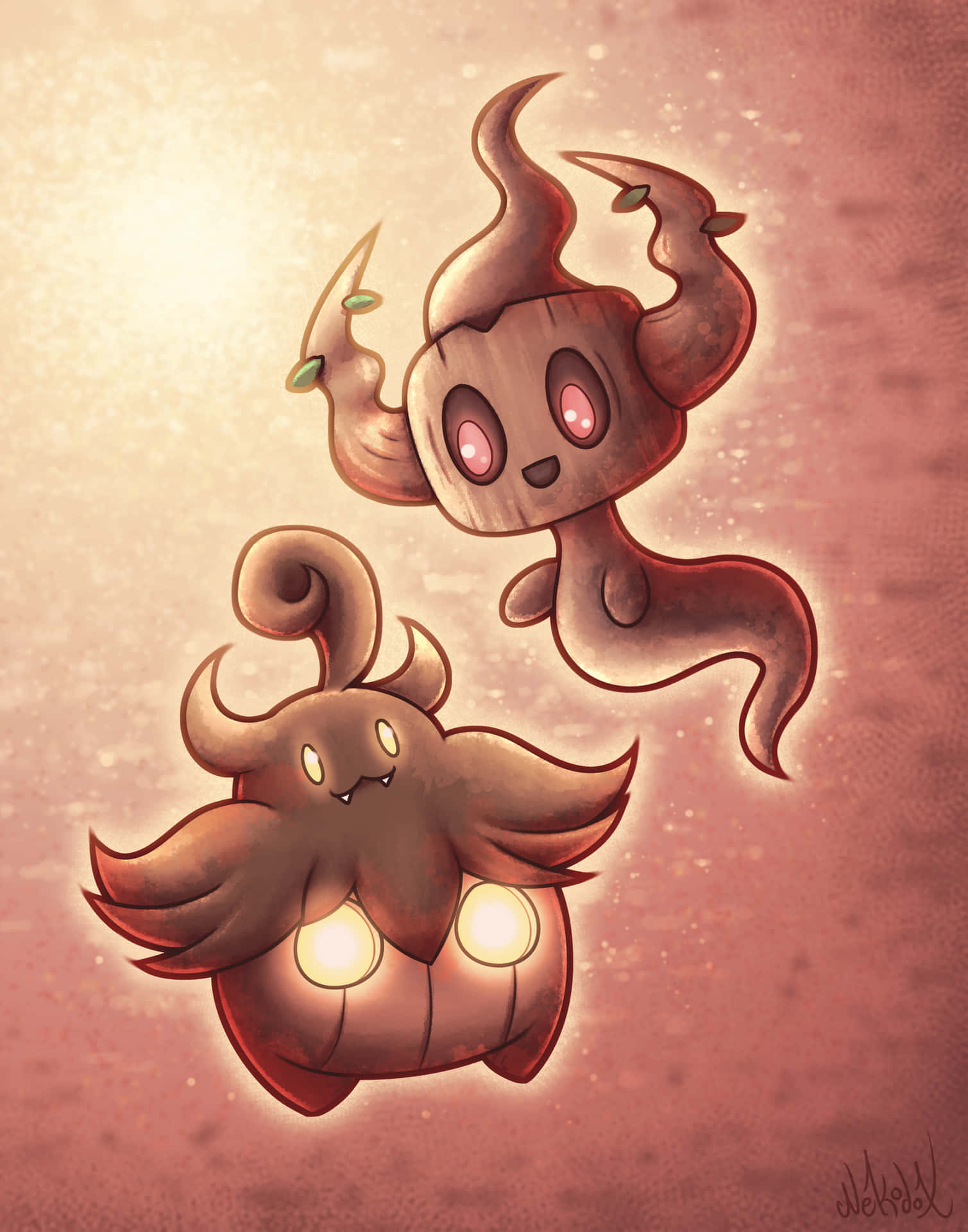 Phantump Orange Aesthetic Art