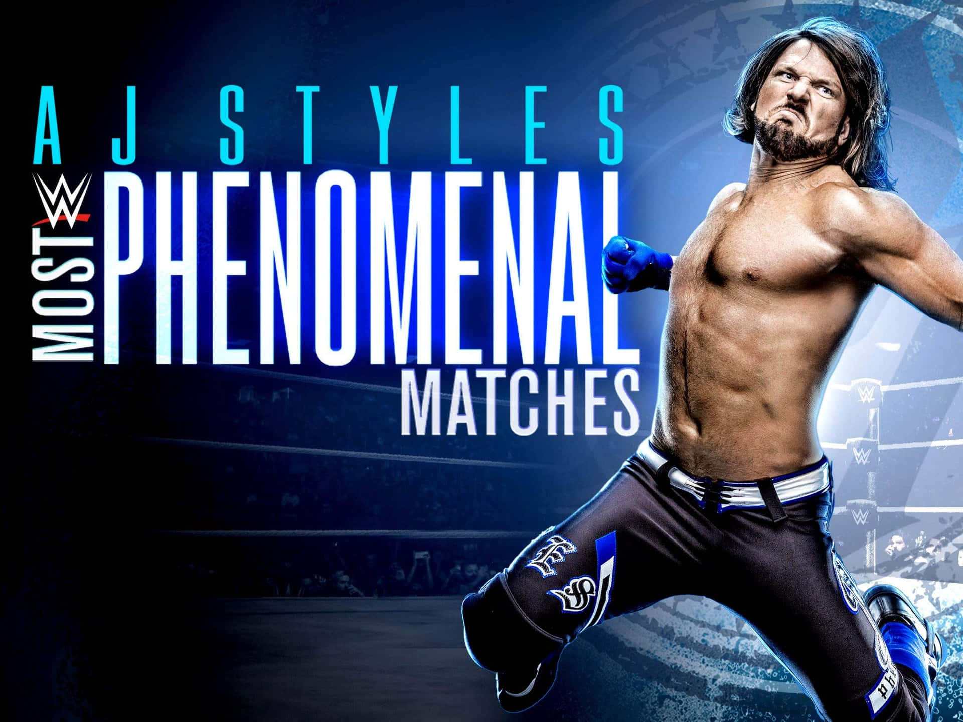 Phenomenal Poster Of Aj Styles Background