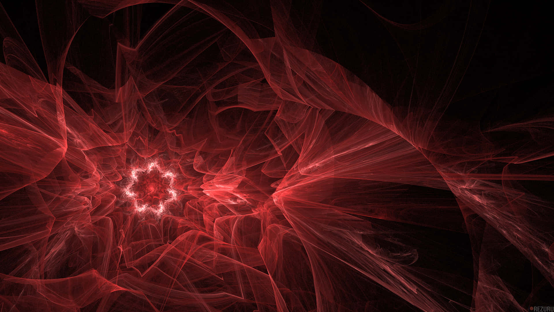 Phenomenal Red And Black Abstract Background