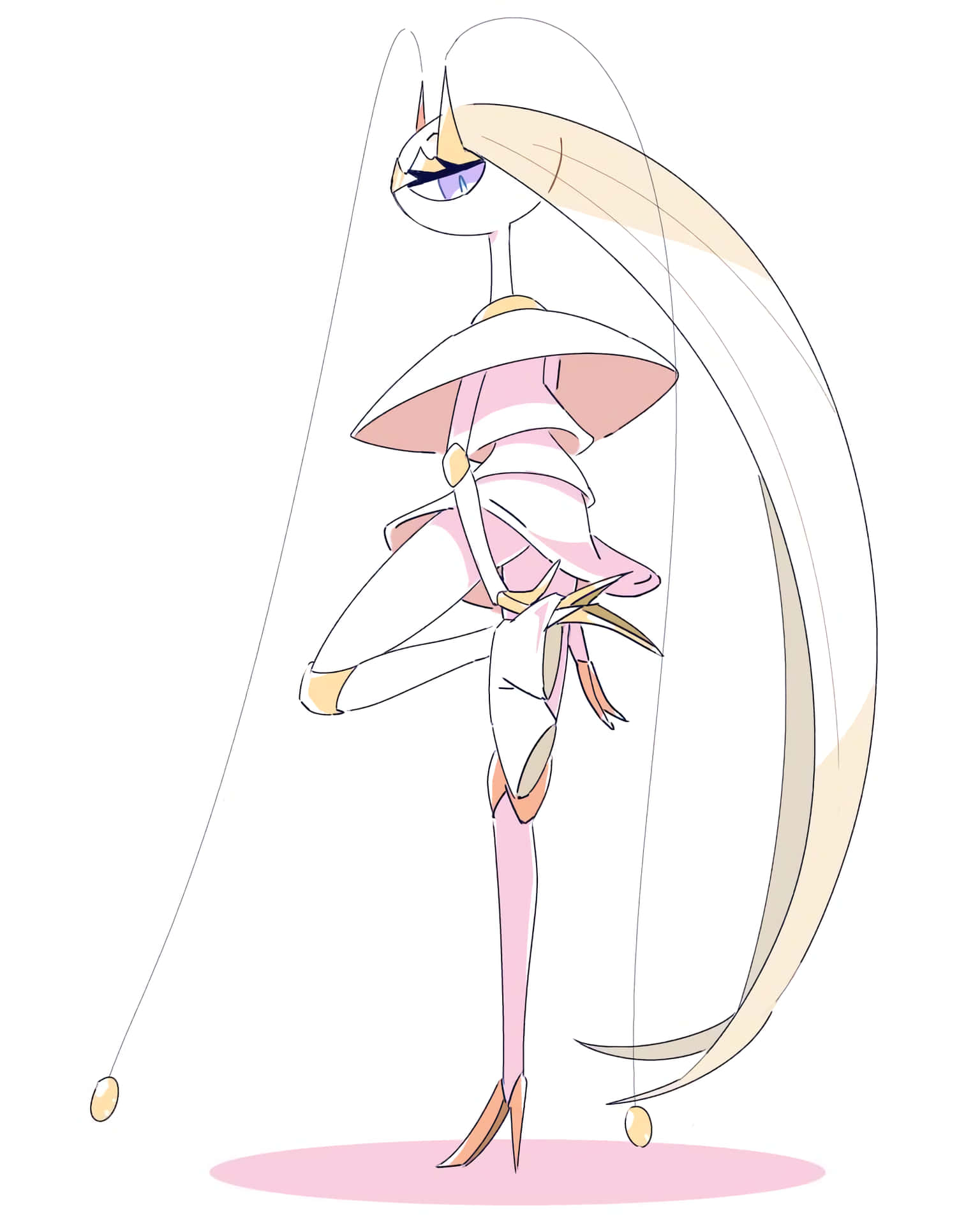 Pheromosa Full Body On White Background