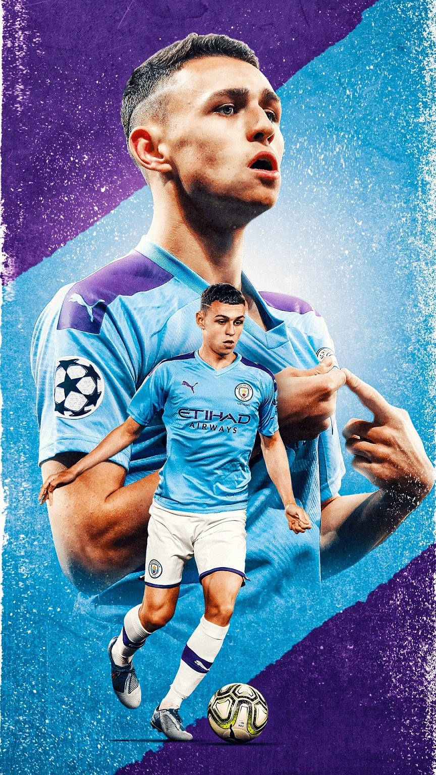 Phil Foden Fan Made Art Background