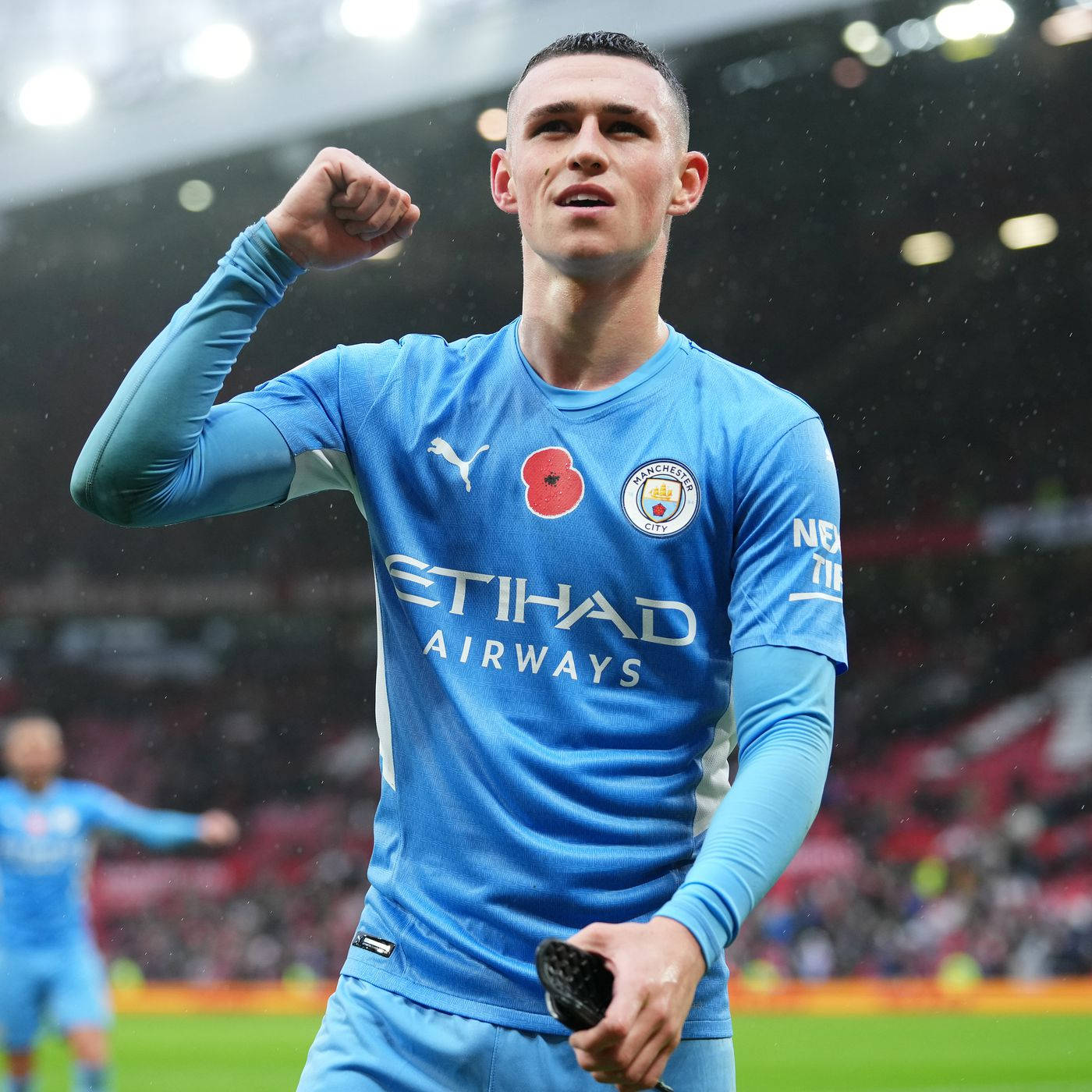 Phil Foden Fist Pumping