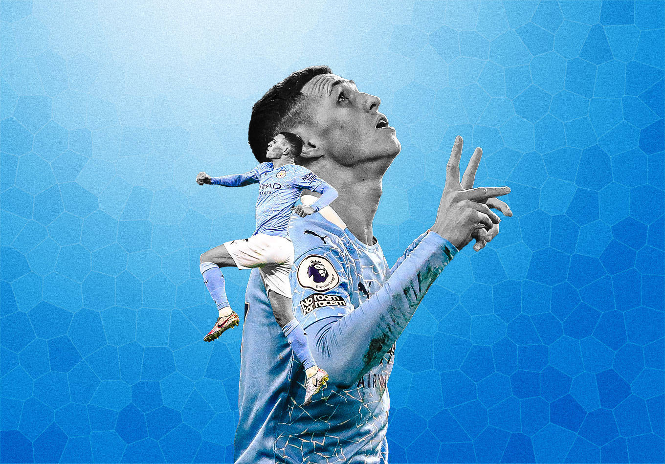 Phil Foden Polygon Fanart