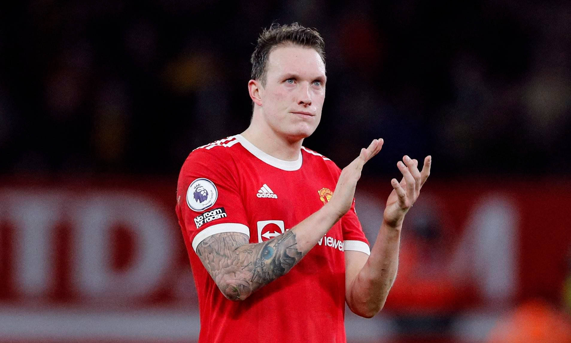 Phil Jones Clapping Manchester United