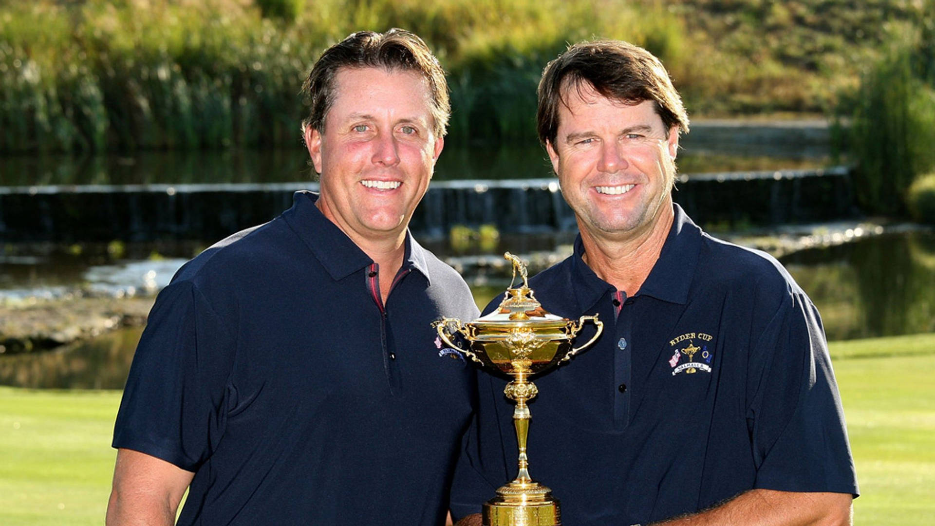 Phil Mickelson And Paul Azinger Background