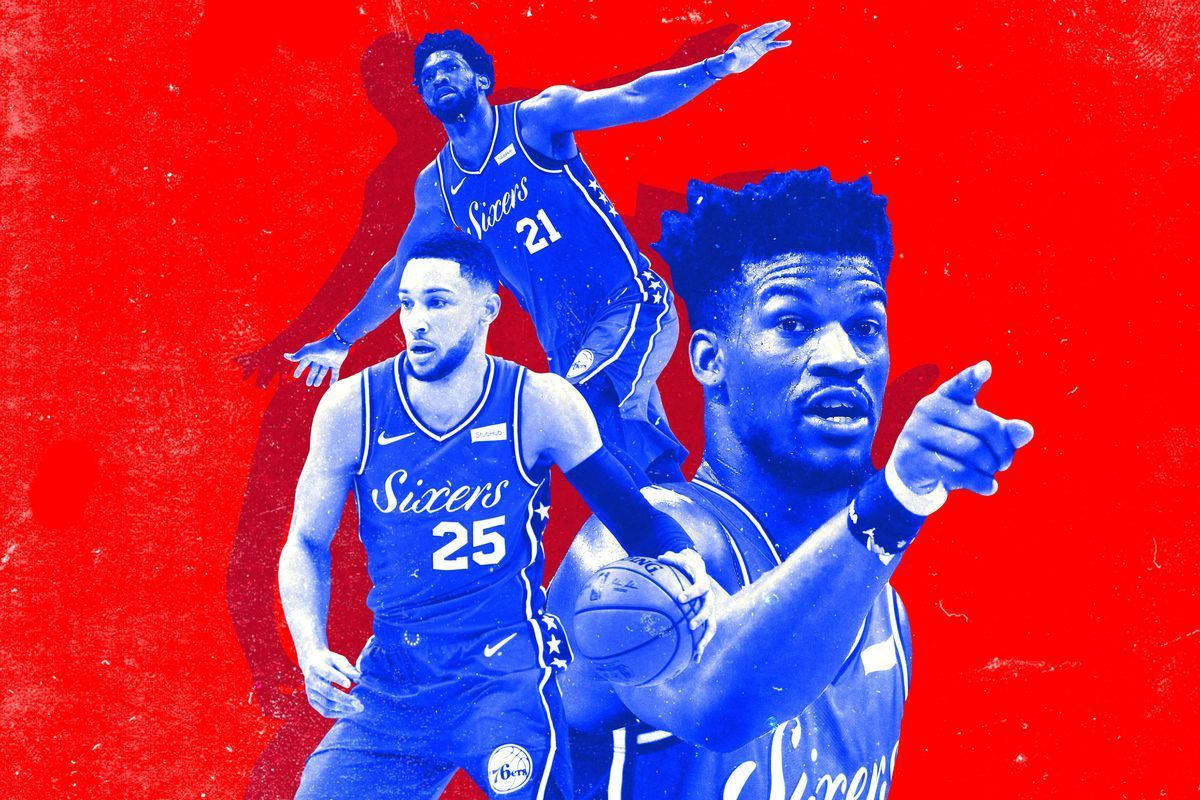 Phila Sixers Players Digital Art