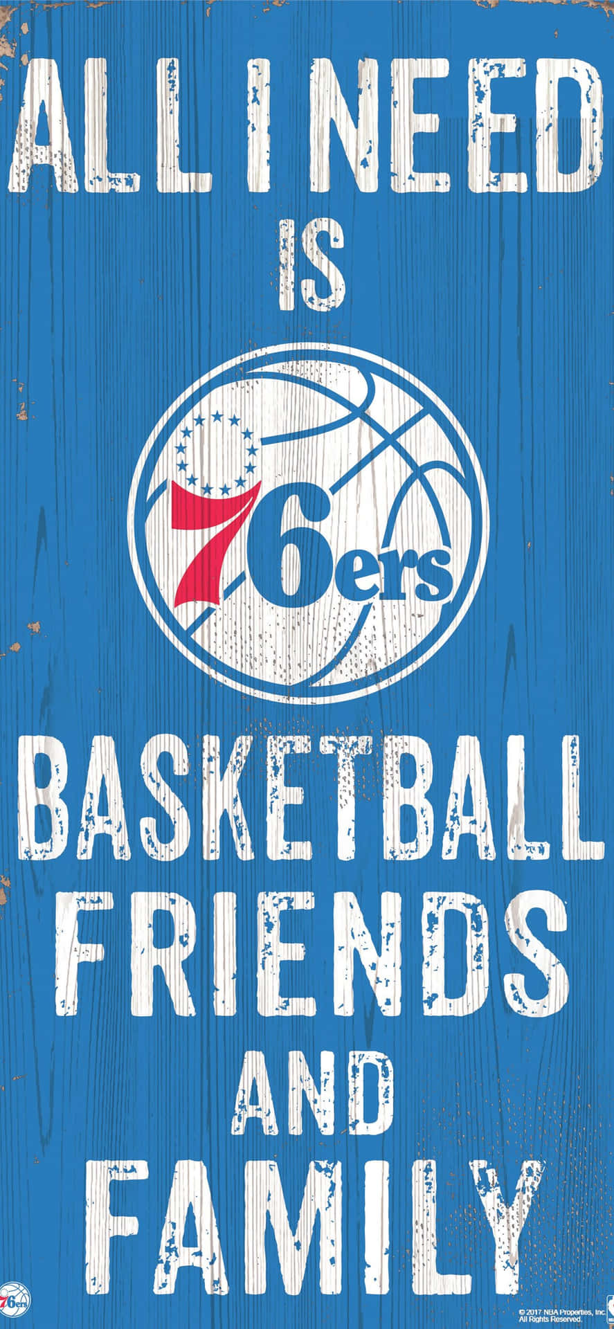 Philadelphia 76ers Get Fans Ready For The Season With All-new Iphone Model Background