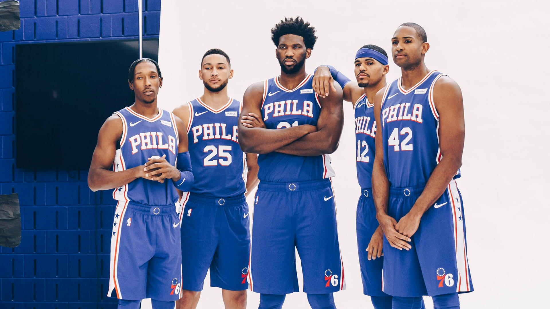Philadelphia 76ers Line Up Background