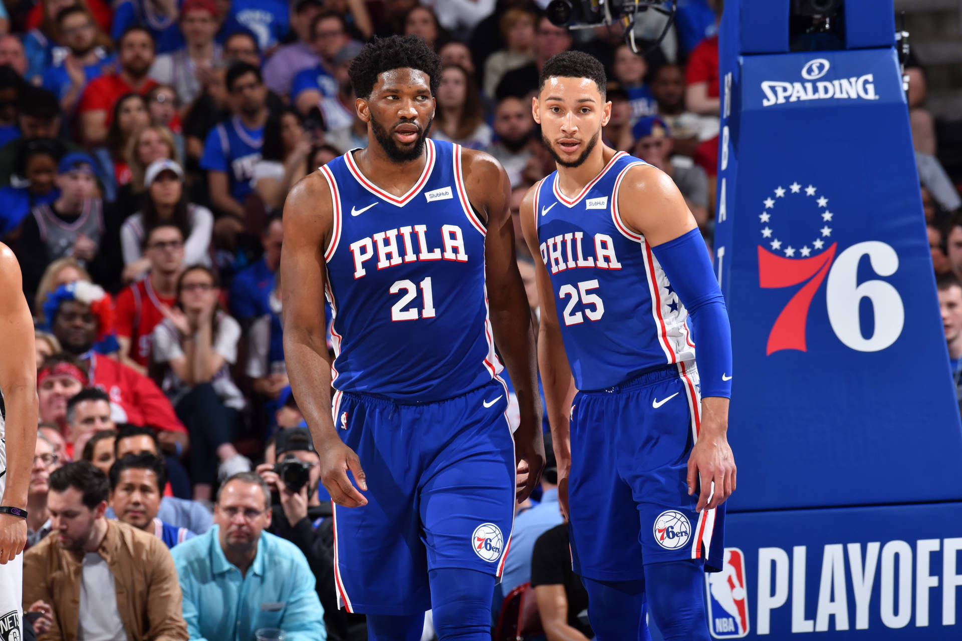 Philadelphia 76ers Players 21 And 25 Background