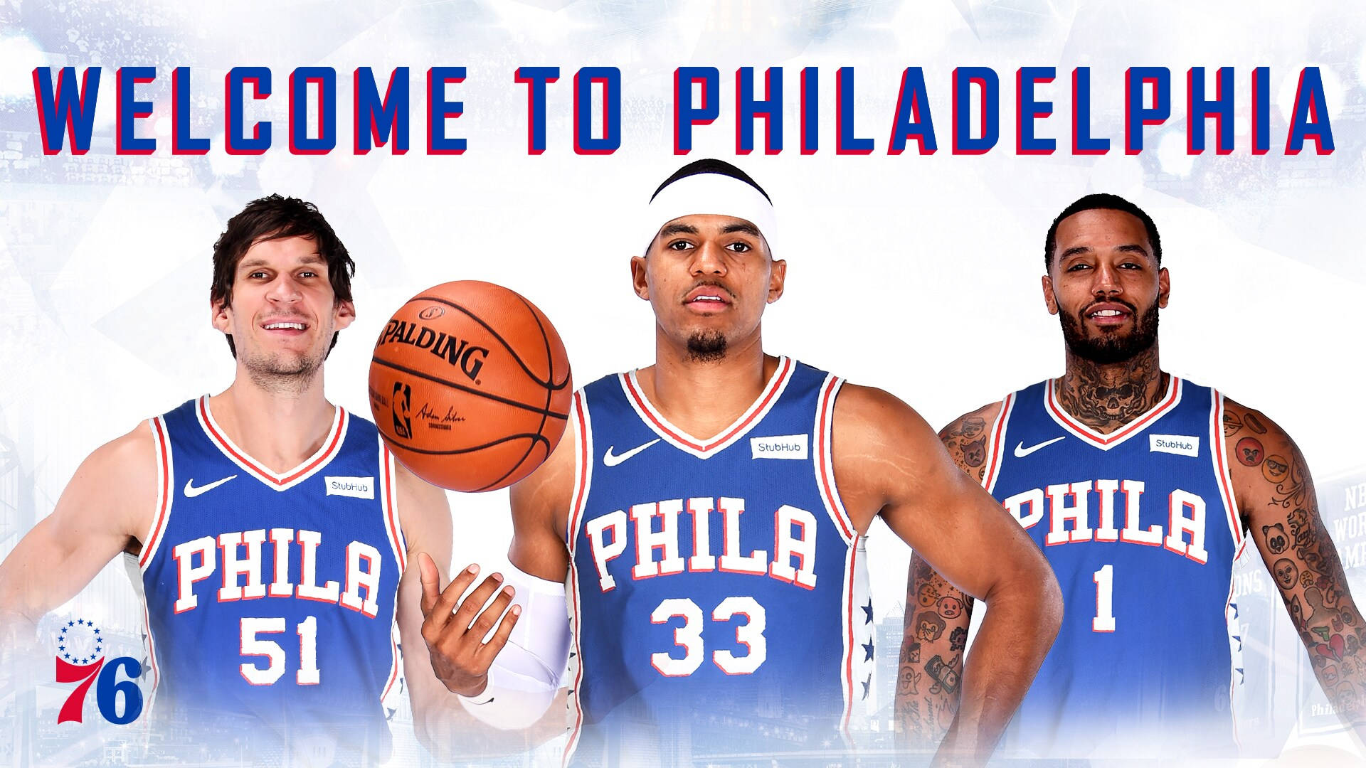 Philadelphia 76ers Welcome To Philadelphia Background
