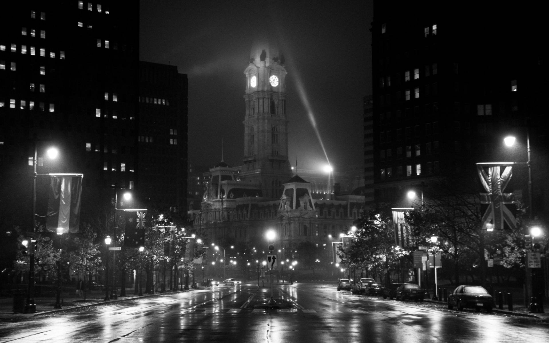 Philadelphia City Noir Background