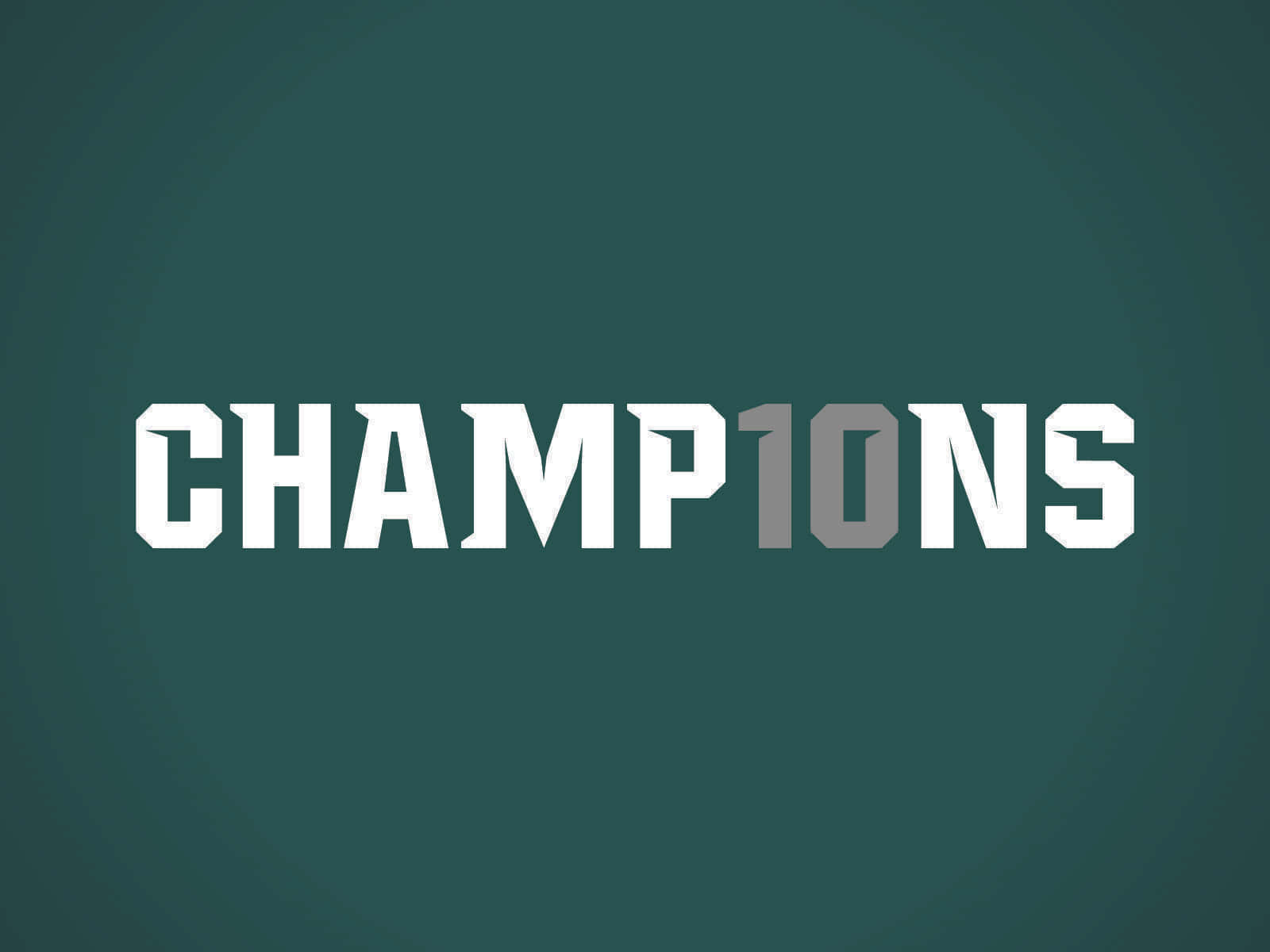 Philadelphia Eagles Champions Logo