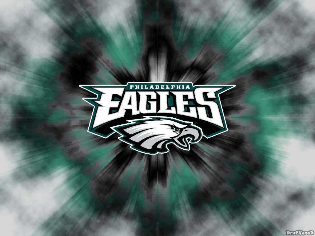 Philadelphia Eagles In Dye Background