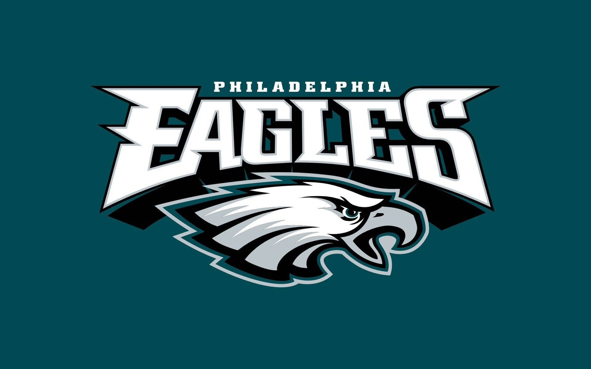 Philadelphia Eagles In Green Background Background