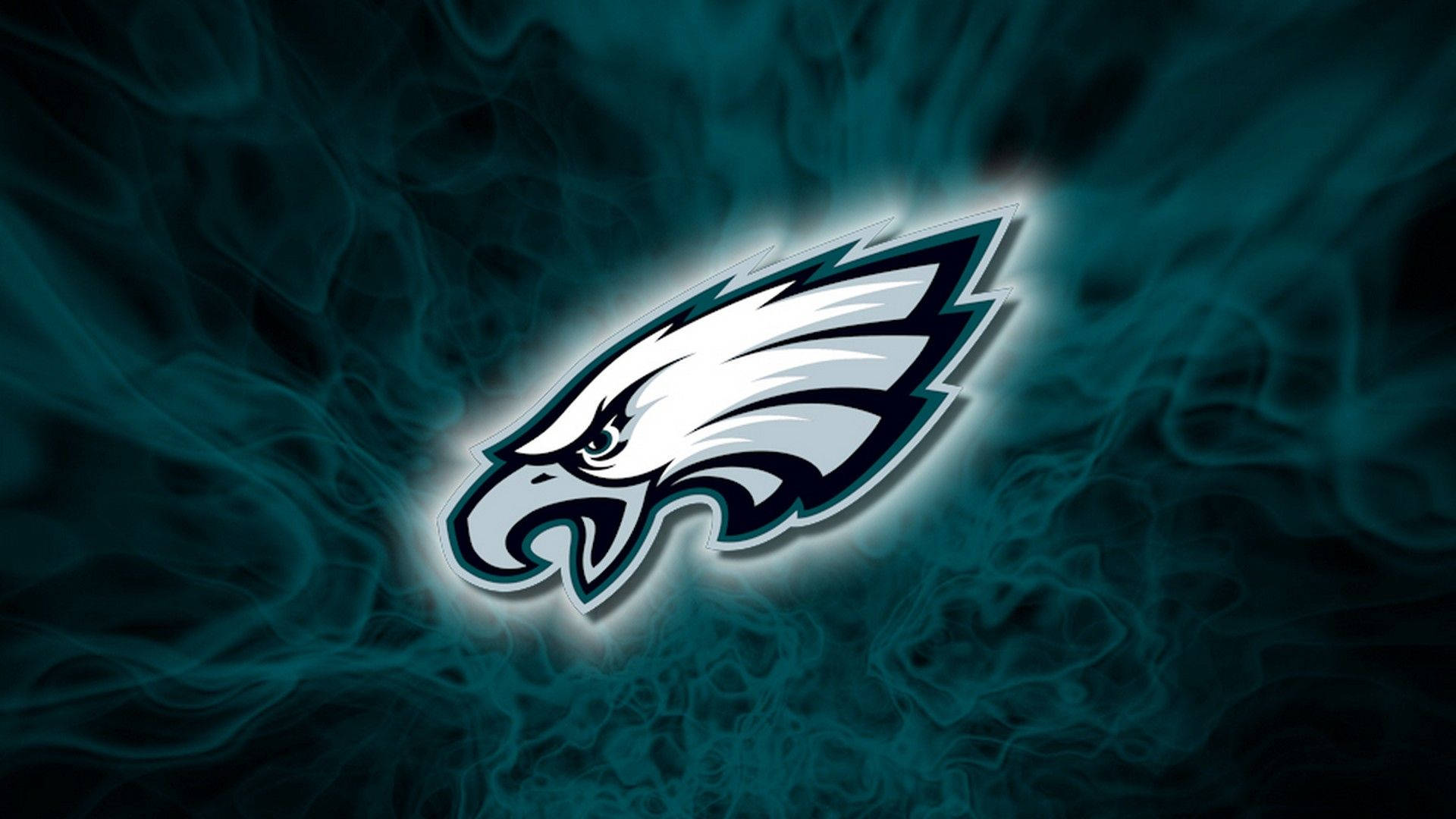 Philadelphia Eagles In Smoke Background