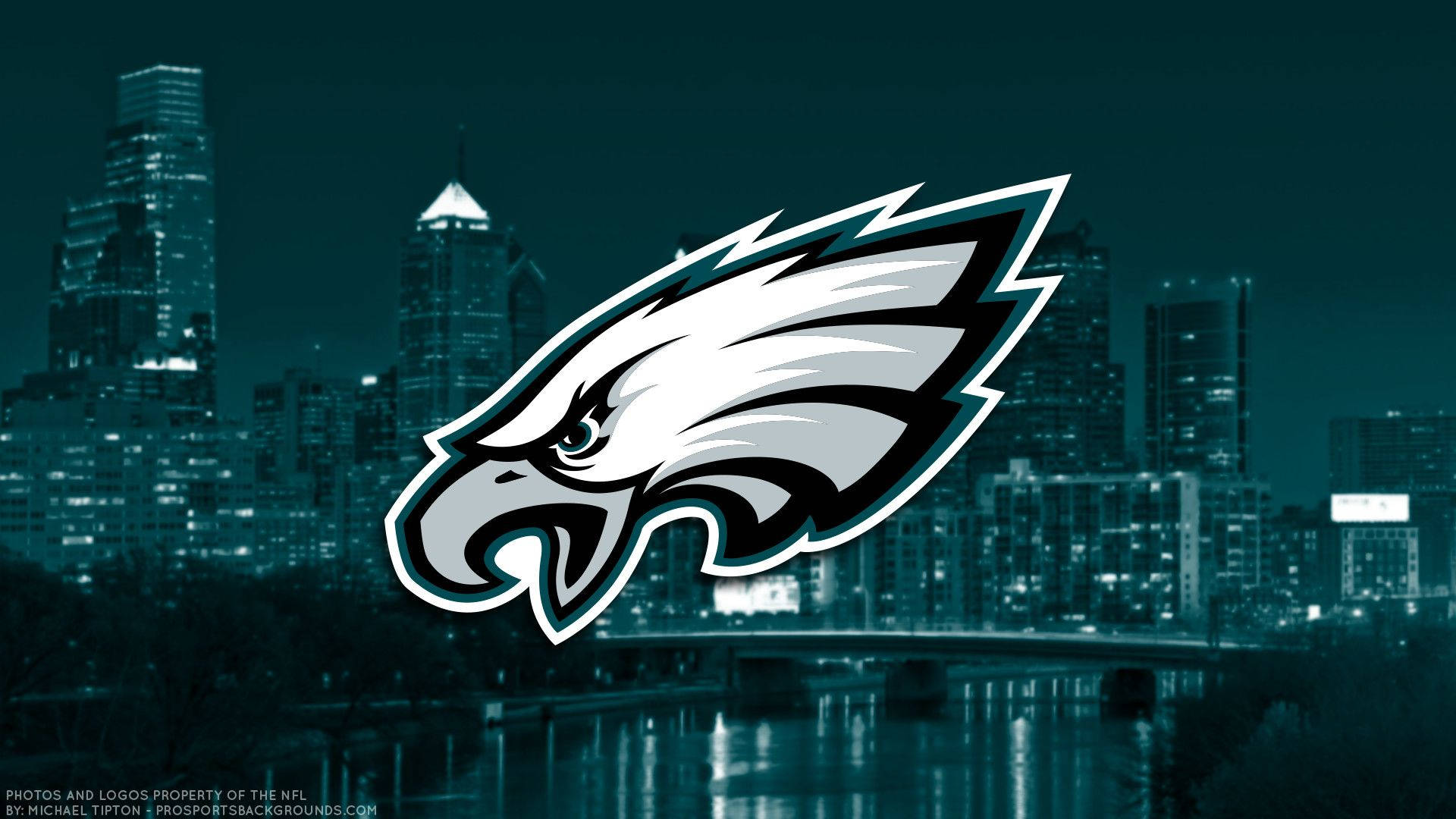 Philadelphia Eagles In The City Background