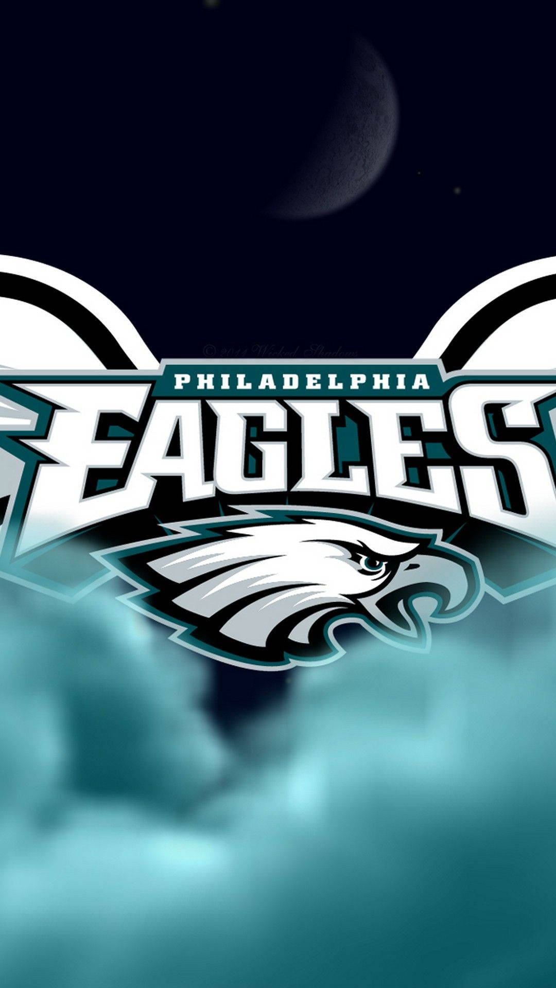 Philadelphia Eagles Logo At Night Background