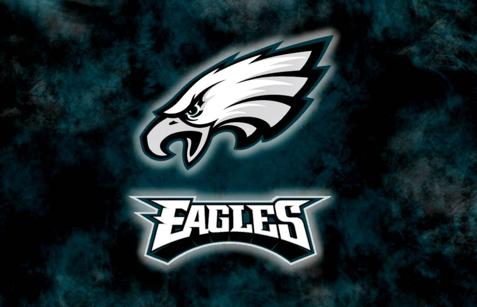 Philadelphia Eagles Logo With Shadow Background