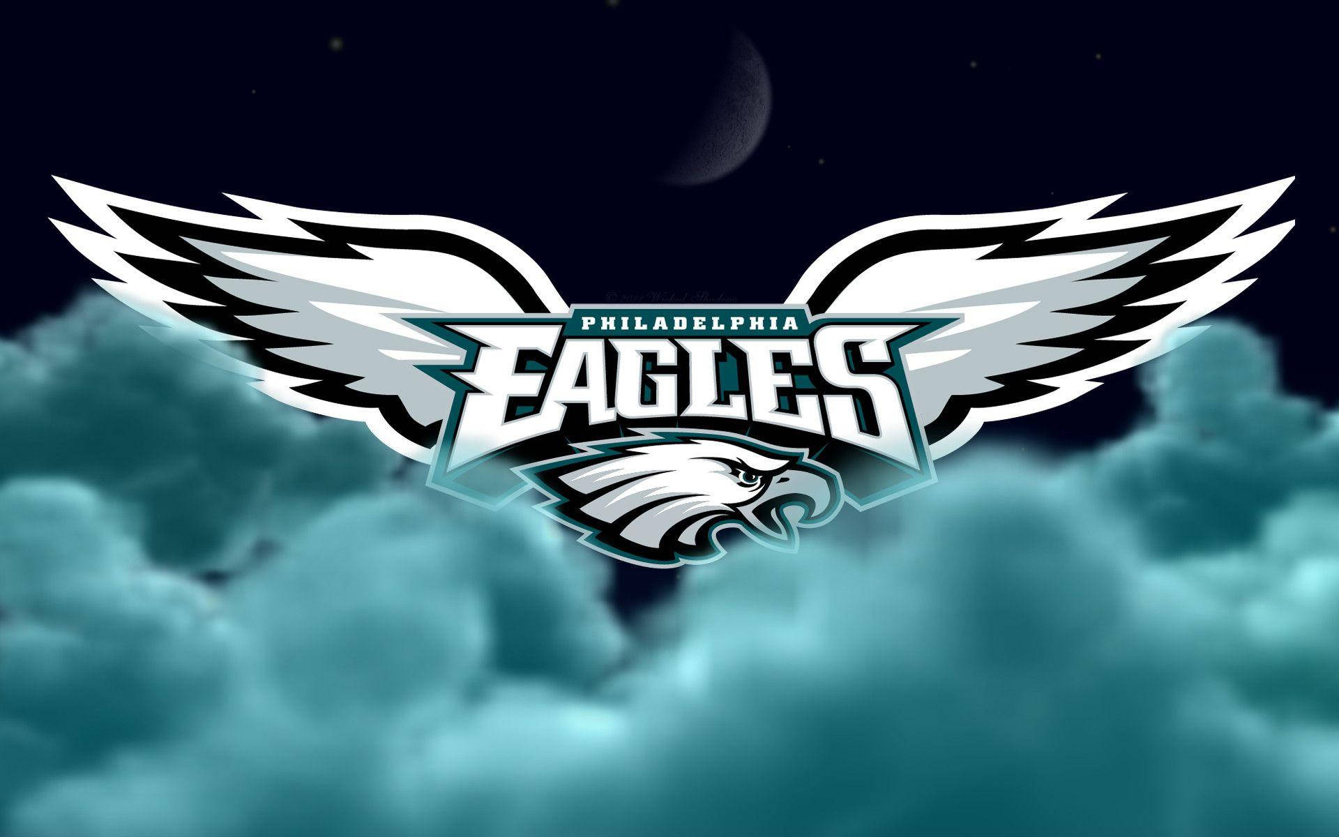 Philadelphia Eagles Logo With Wings Background