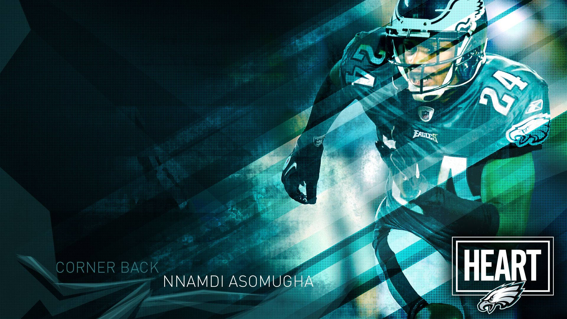 Philadelphia Eagles' Nnamdi Asomugha Background