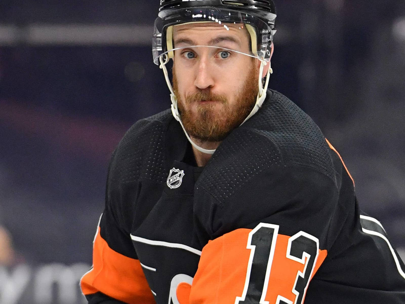 Philadelphia Flyer's Number 13 Kevin Hayes Background