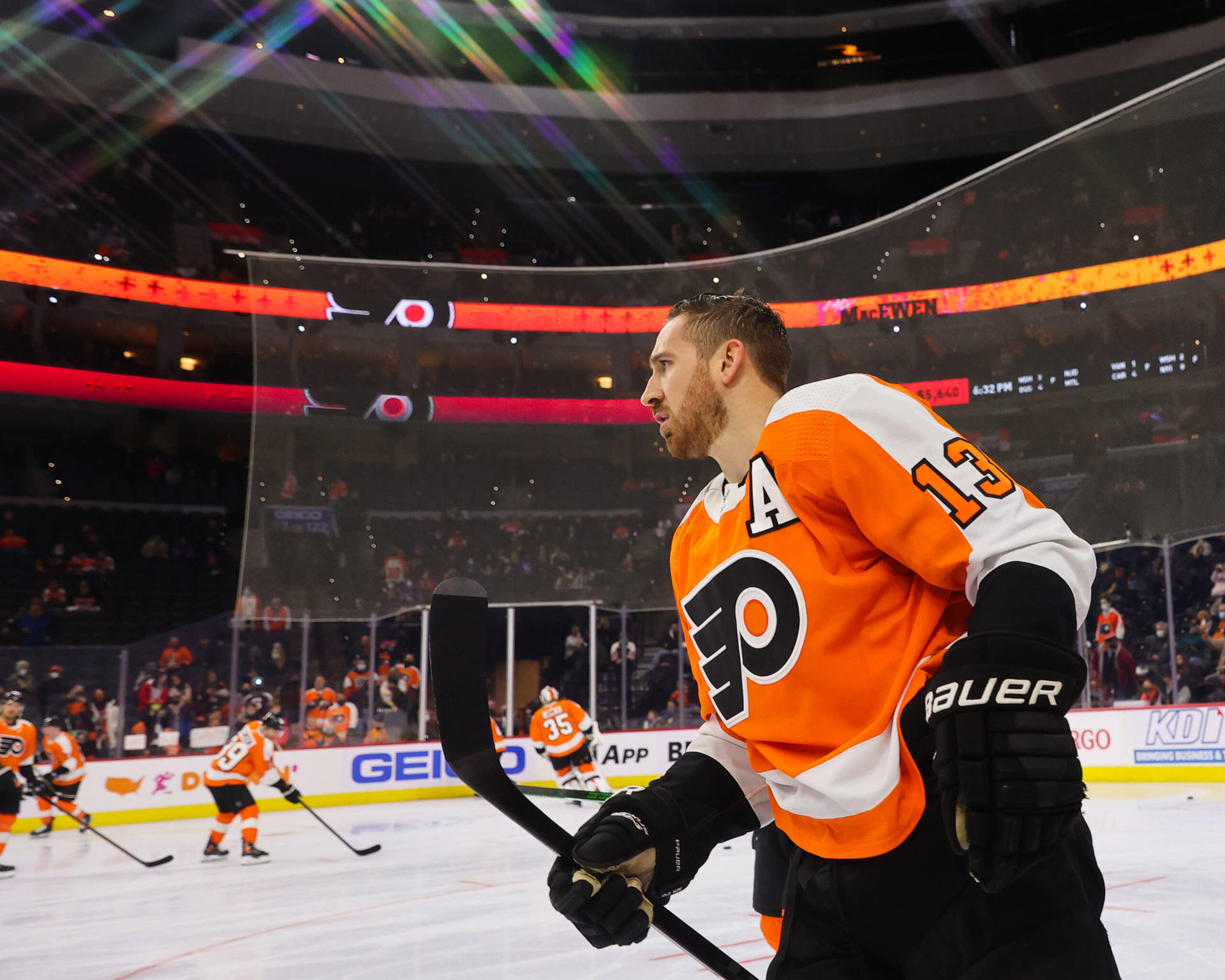 Philadelphia Flyers Alternate Captain Kevin Hayes Background