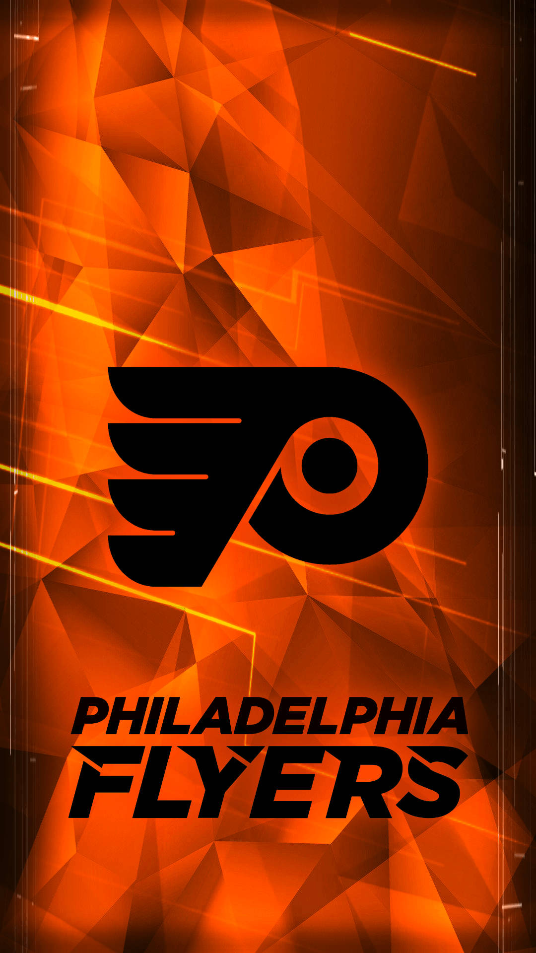 Philadelphia Flyers Black Logo Background