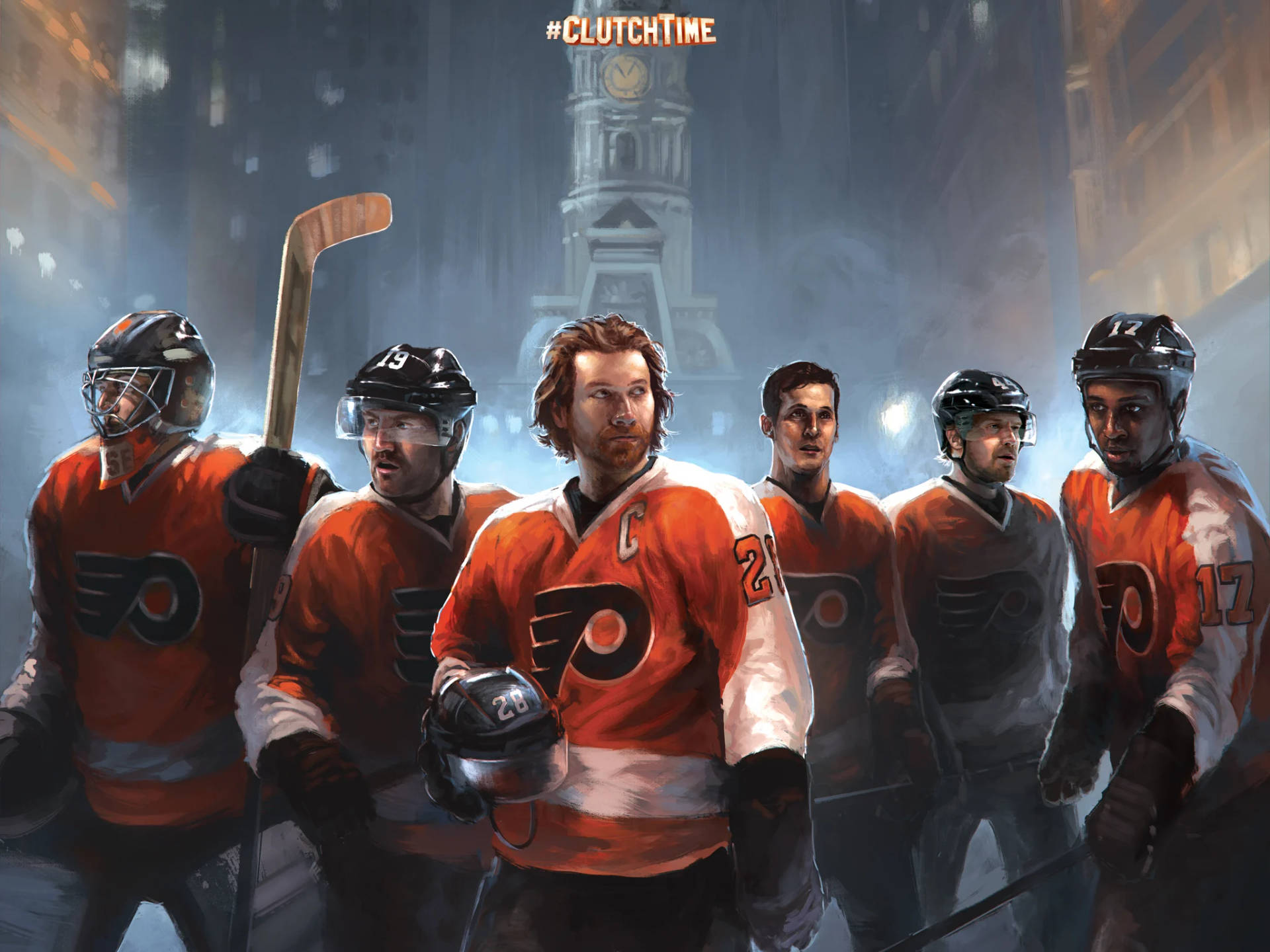 Philadelphia Flyers Clutch Time Background