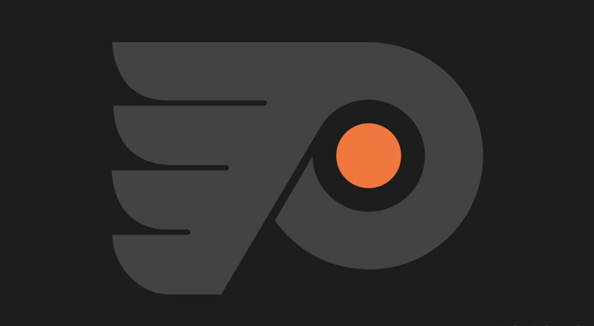 Philadelphia Flyers Gray Logo Background