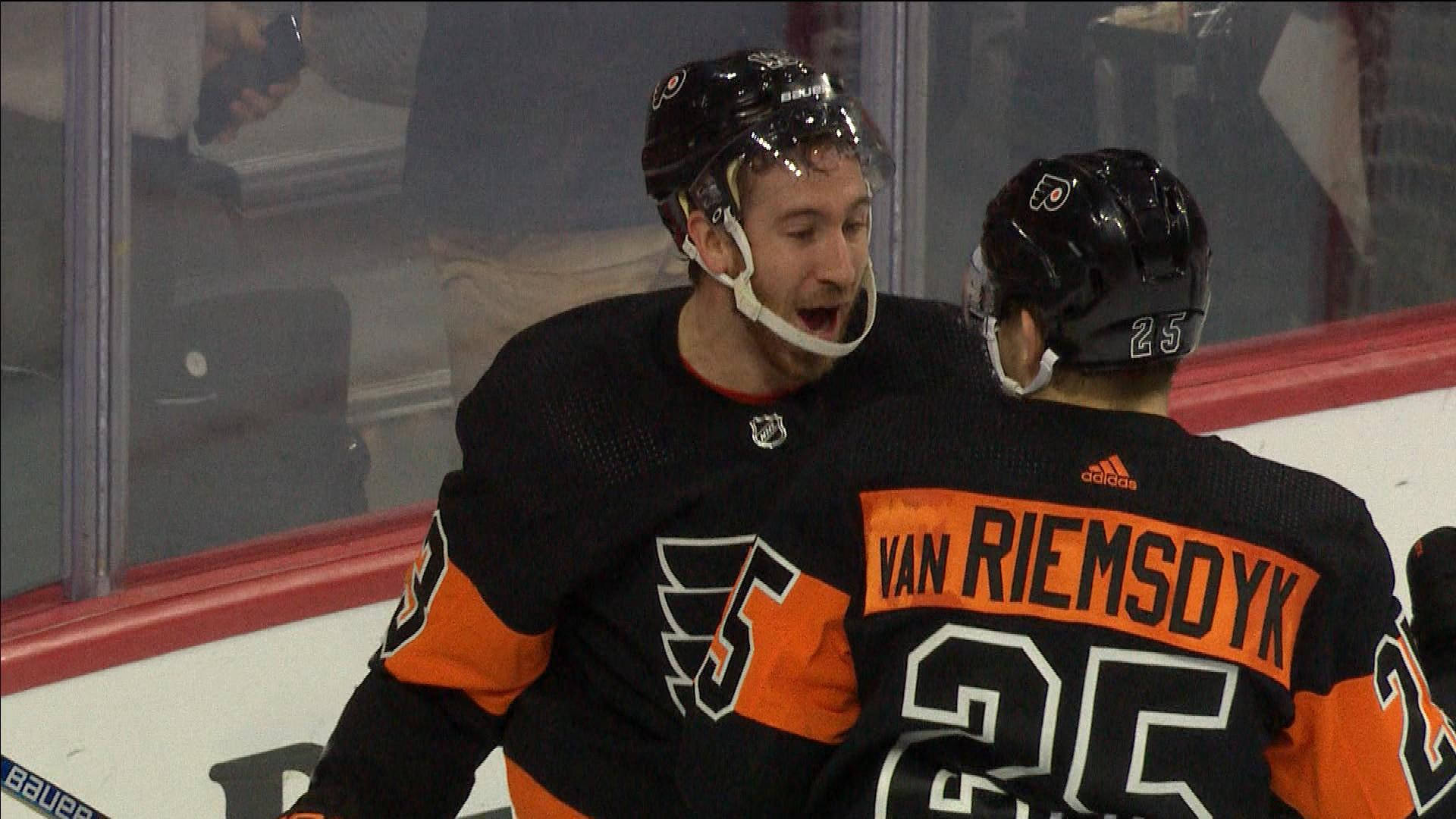 Philadelphia Flyers Kevin Hayes And James Van Riemsdyk Background