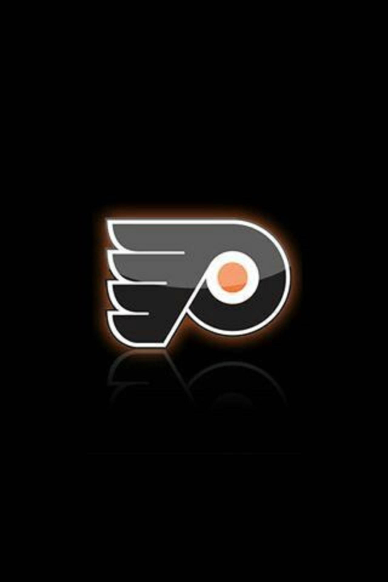 Philadelphia Flyers Logo In Black Background
