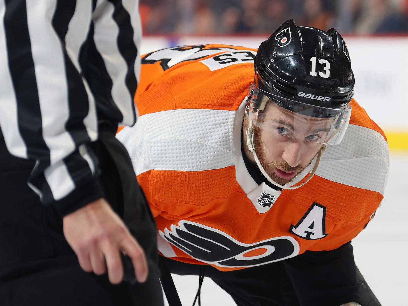 Philadelphia Flyers Number 13 Player Kevin Hayes Background