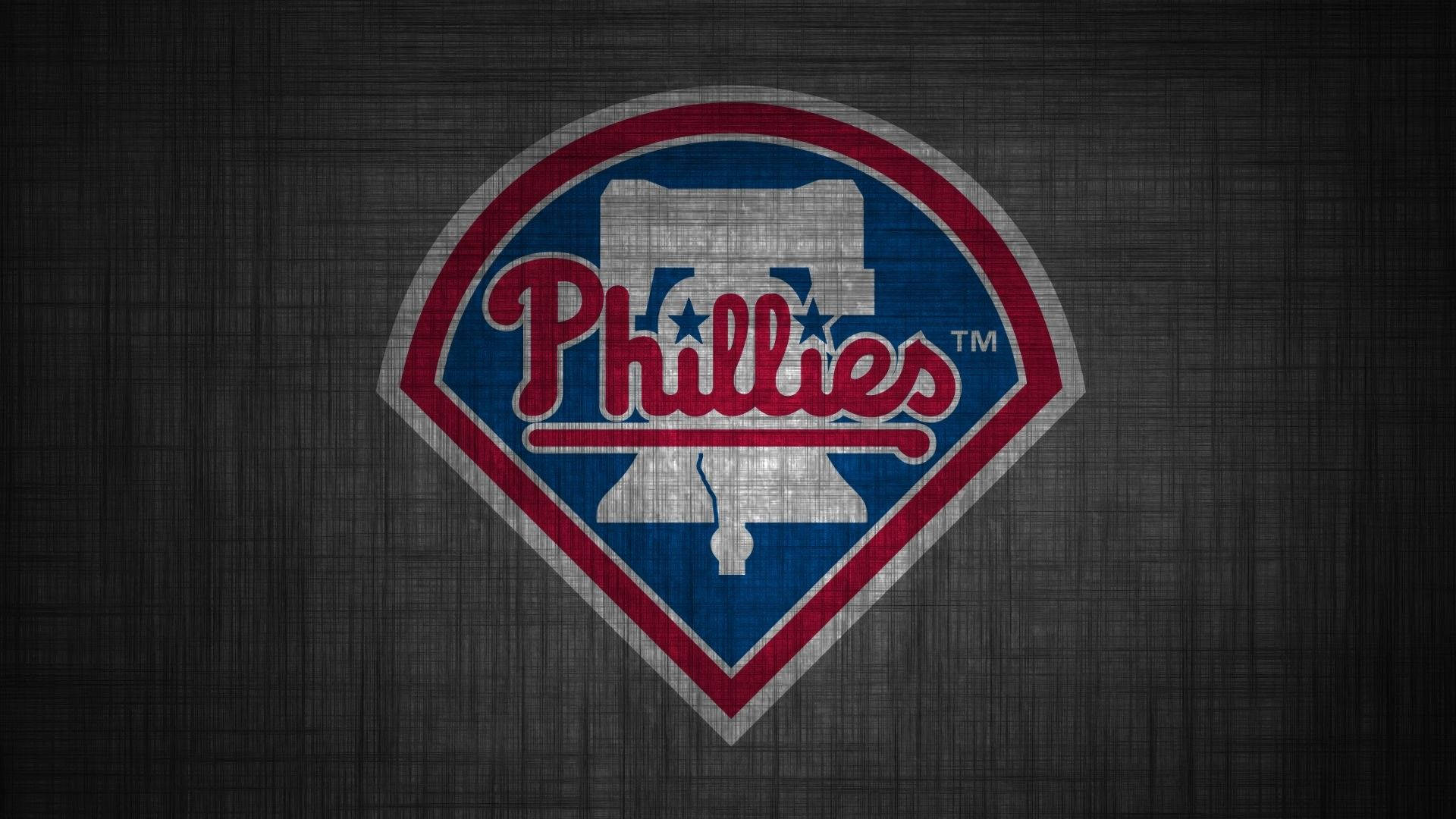 Philadelphia Phillies Logo On Dark Gray