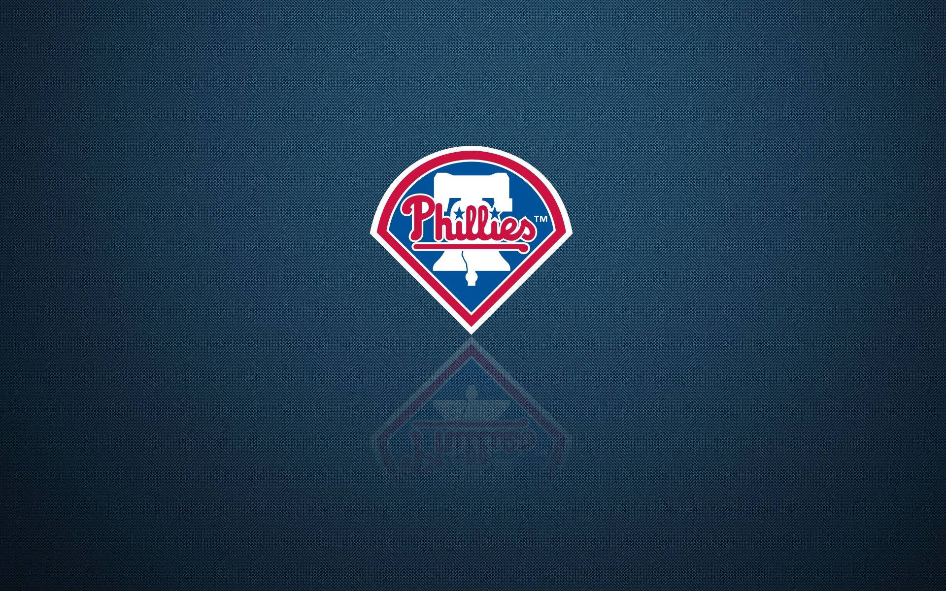 Philadelphia Phillies Logo On Dark Green Background