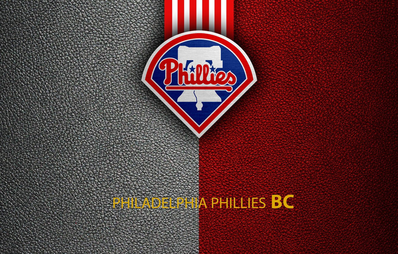Philadelphia Phillies Red And Gray Background