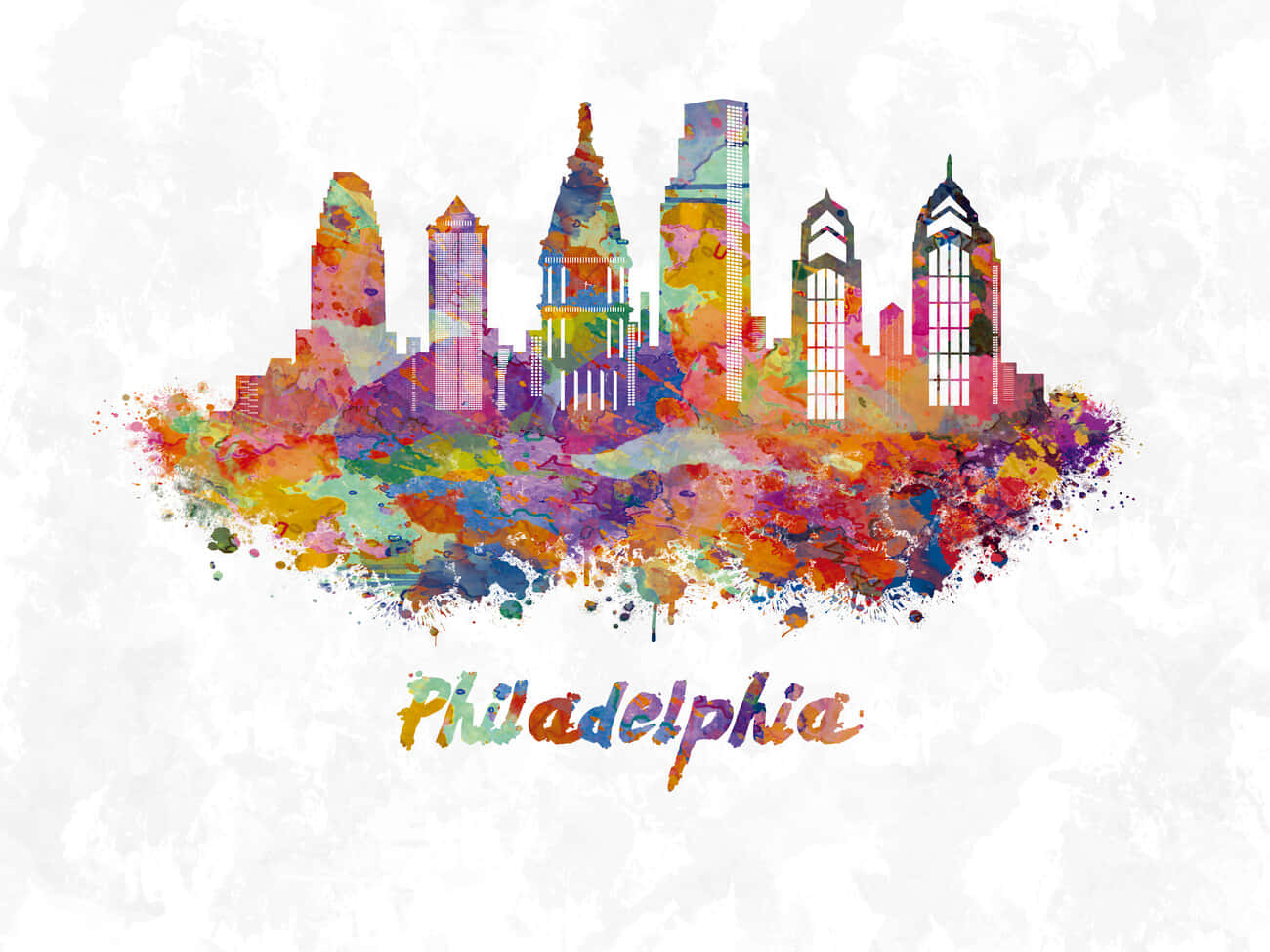 Philadelphia Skyline Digital Art