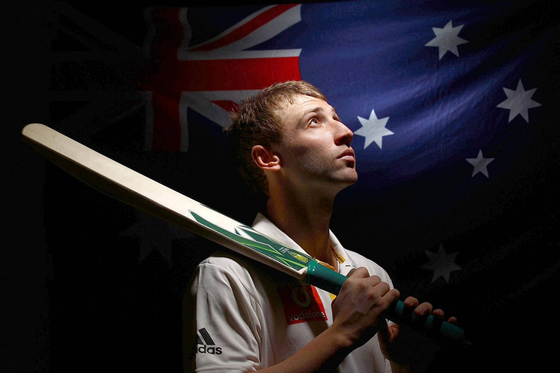Philip Hughes - The Shining Star Of Australian Cricket Background
