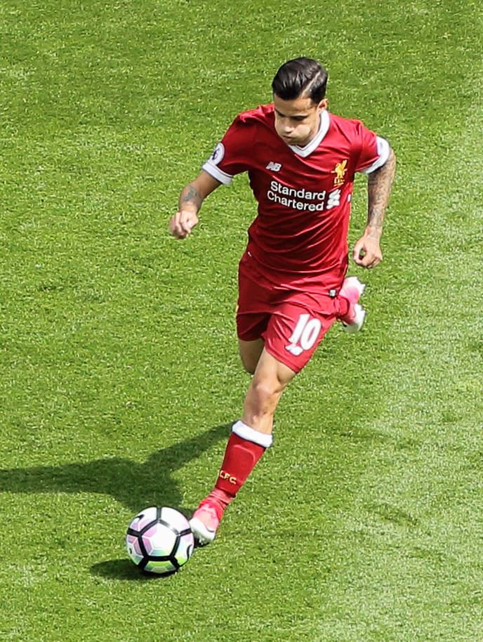 Philippe Coutinho In Champions League Background