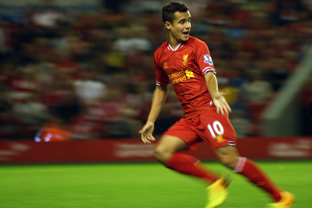 Philippe Coutinho Standard Chartered Background