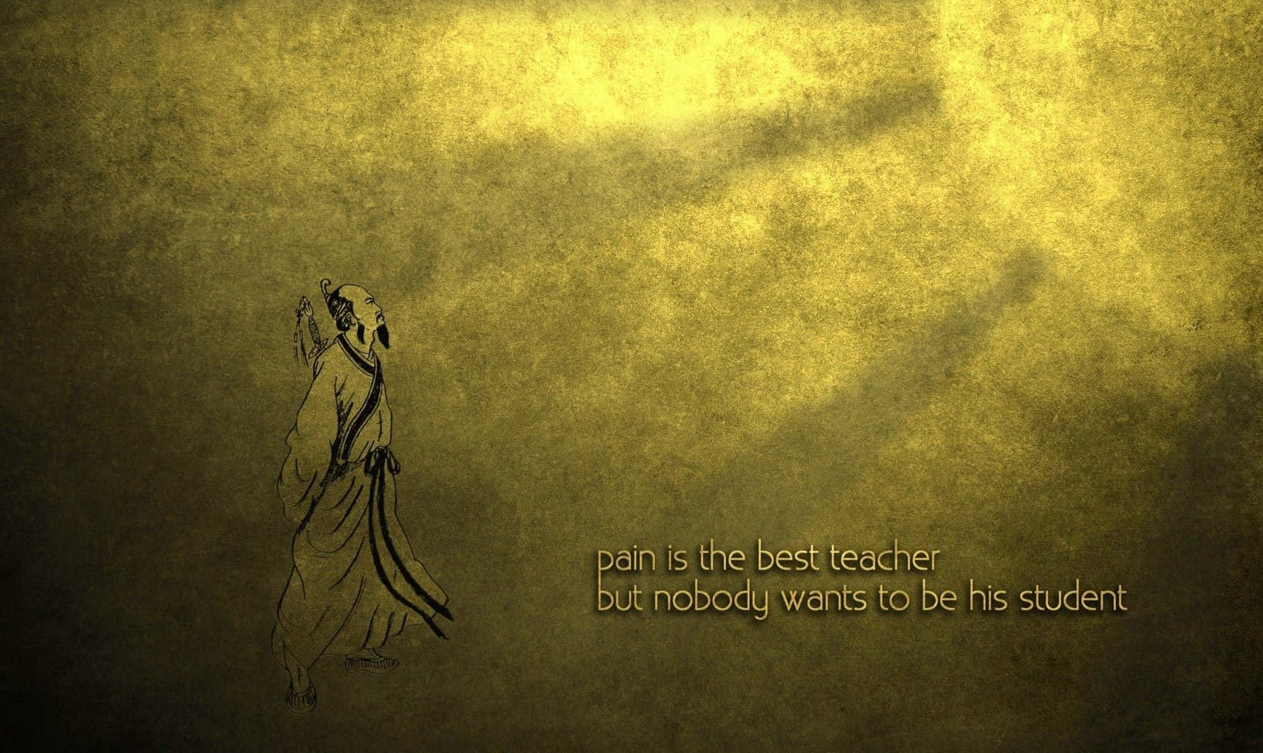 Philosophical Quote Ancient Sage Background