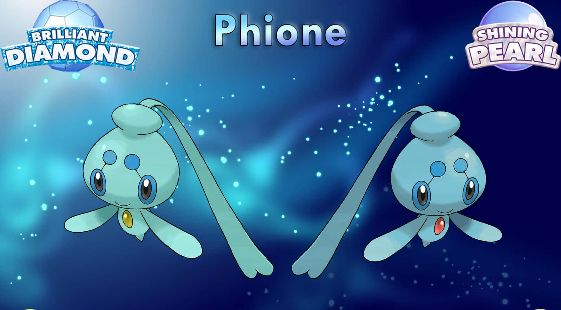 Phione Pokemon Card Background