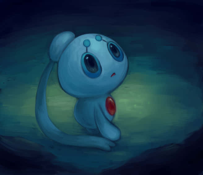 Phione With A Sad Face Background