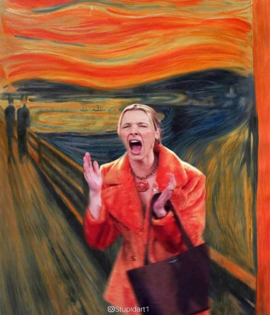 Phoebe In The Scream Friends Phone Background