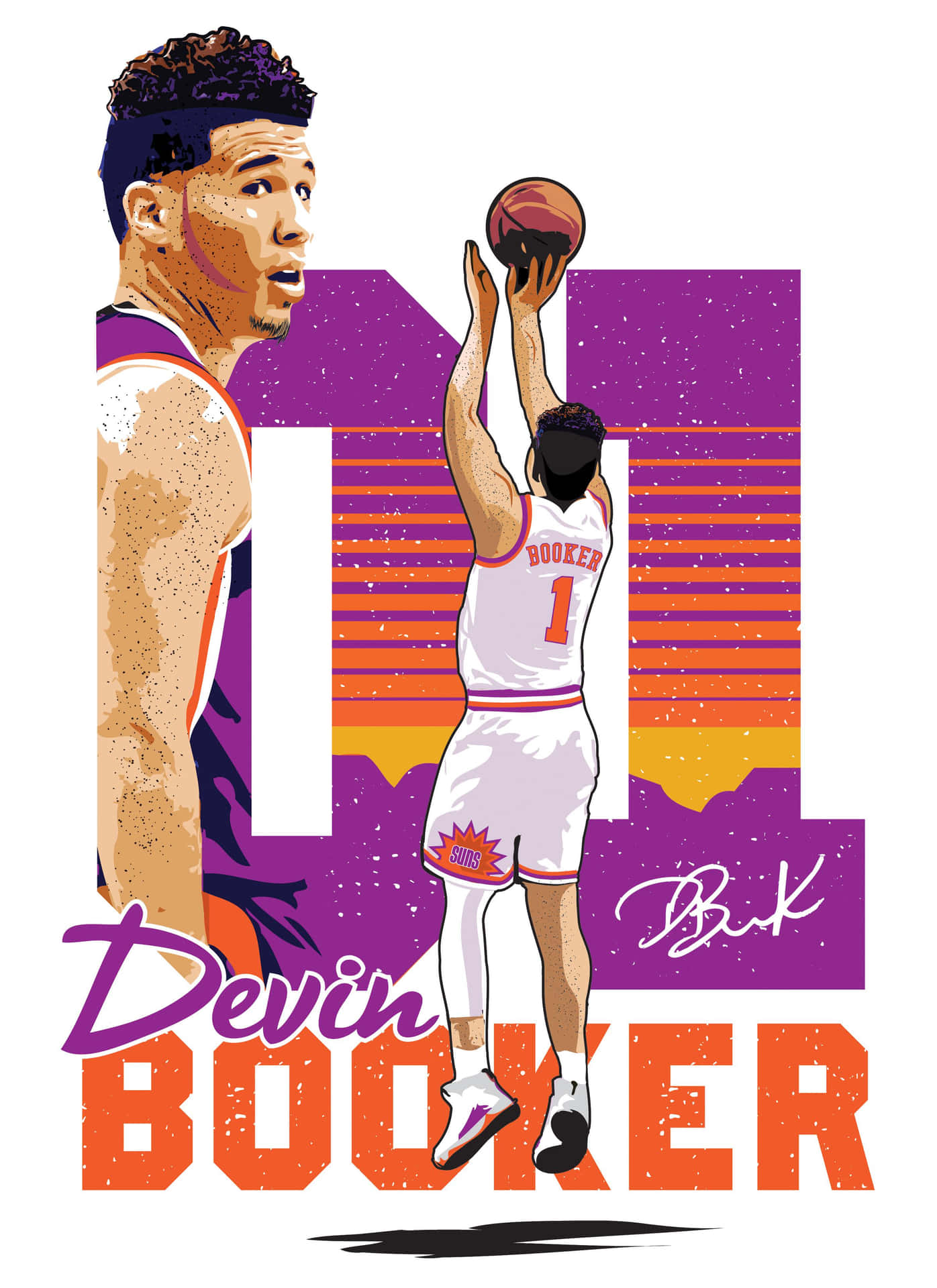 Phoenix Suns' Devin Booker Shows Off His New Iphone