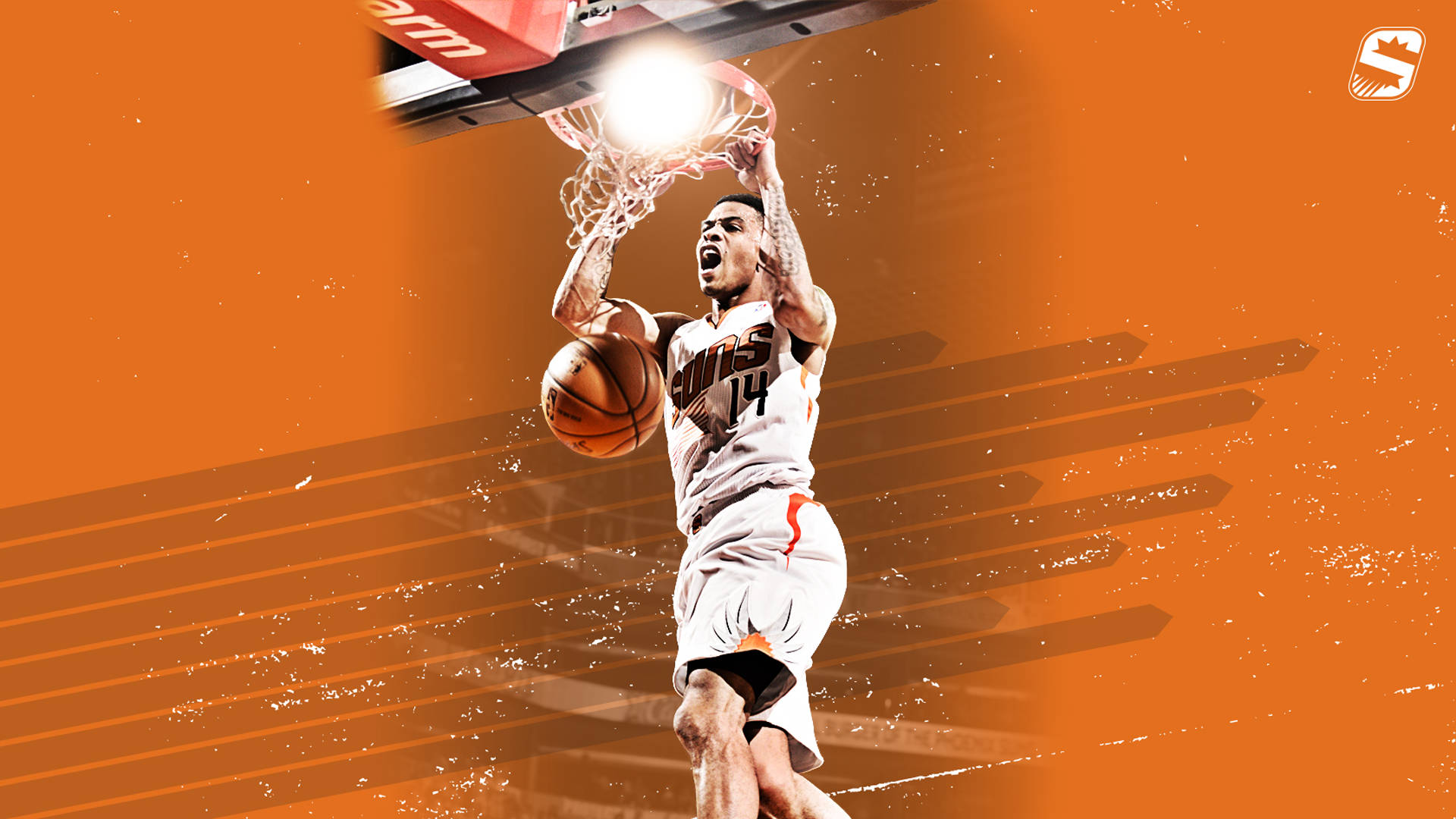 Phoenix Suns Gerald Green Digital Fanart Background