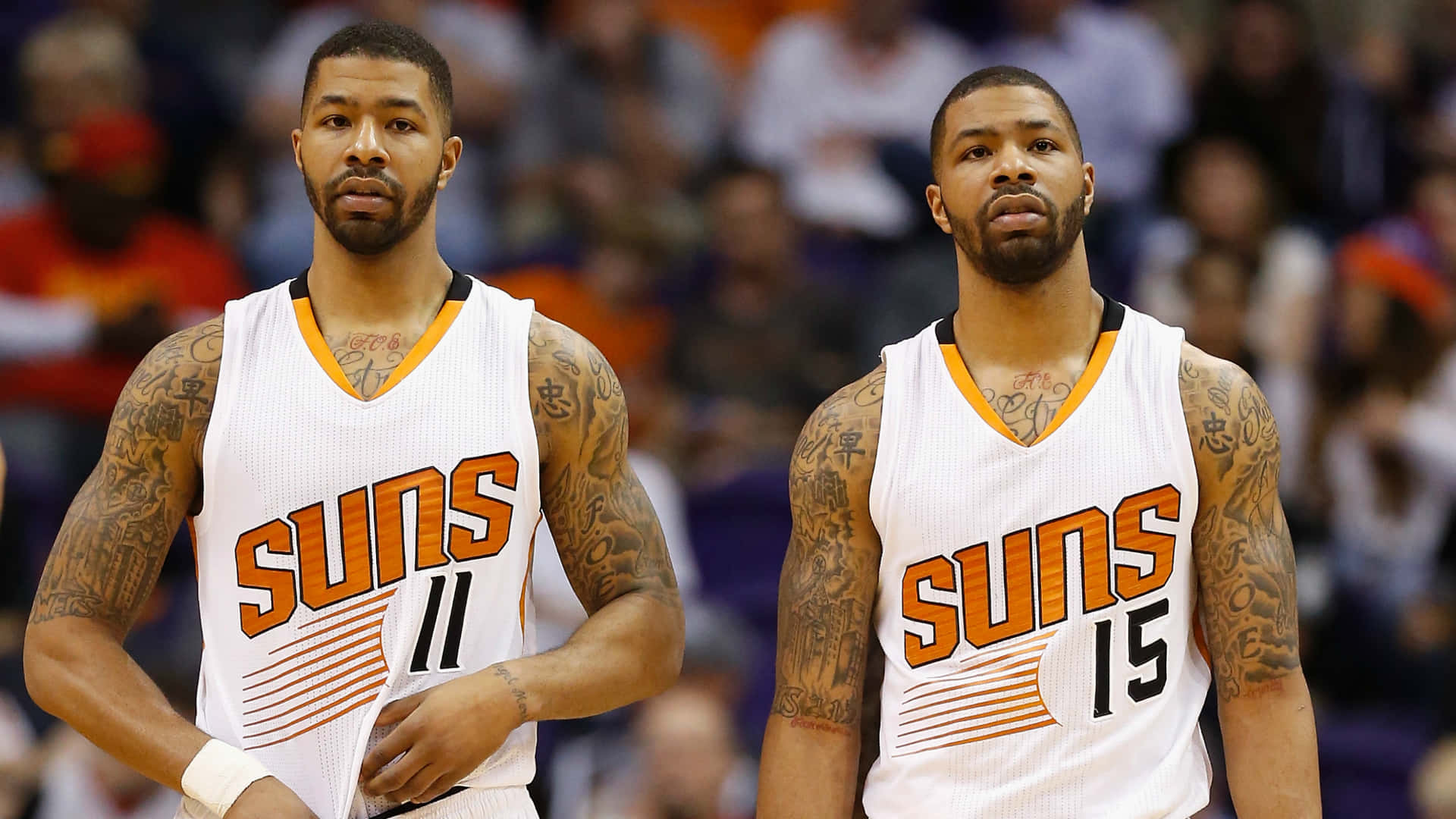 Phoenix Suns Twin Brothers Markieff And Marcus Morris Background