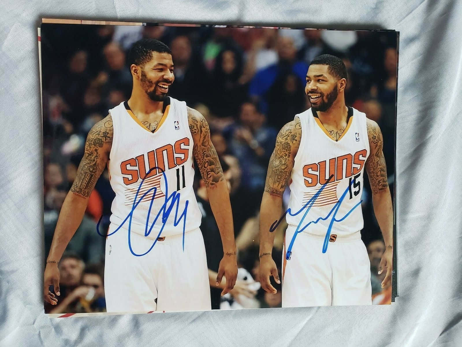 Phoenix Suns Twin Markieff And Marcus Morris Autographs